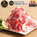 【鹿児島県産】黒豚 切り落とし 1.8kg （600g×3）国産 小分け 炒め物 冷凍 お肉 スターゼン 南さつま市 送料無料