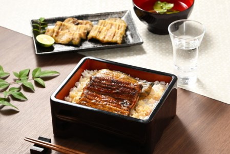 うなぎ 炭火 かば焼き・炭火 白焼きセット 上 各1人前 備長木炭使用 老舗増田家 _ED09