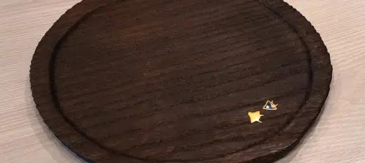 【桐工芸】（ひょうたん）干菓子盆