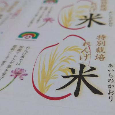 ふるさと納税 日進市 特別栽培れんげ米　日進市産　あいちのかおり　5kg×2袋　[精米]