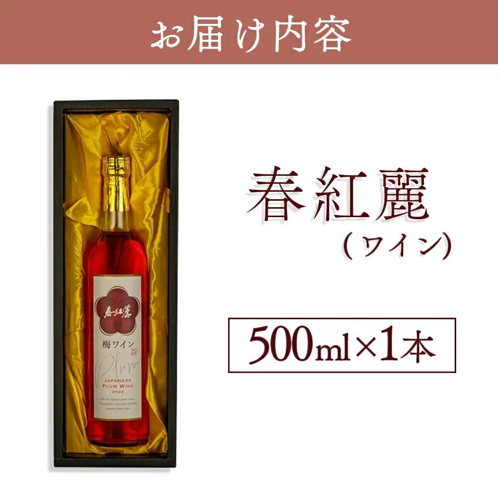 春紅麗(ワイン)500ml | 梅ワイン 果実酒 福島県