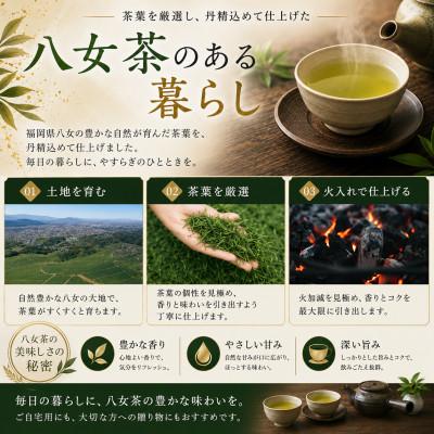 ふるさと納税 みやま市 【数量限定】品評会出品　八女伝統本玉露・煎茶詰合せ |  | 01