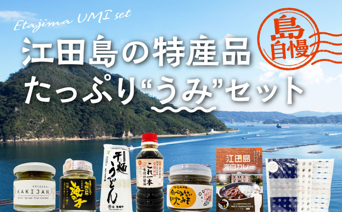 
島で自慢の特産品をセットでお届け！！江田島の恵みたっぷり うみ セット　牡蠣 うどん 味噌みそ カレー〈江田島市観光協会〉江田島市 [XAI001]
