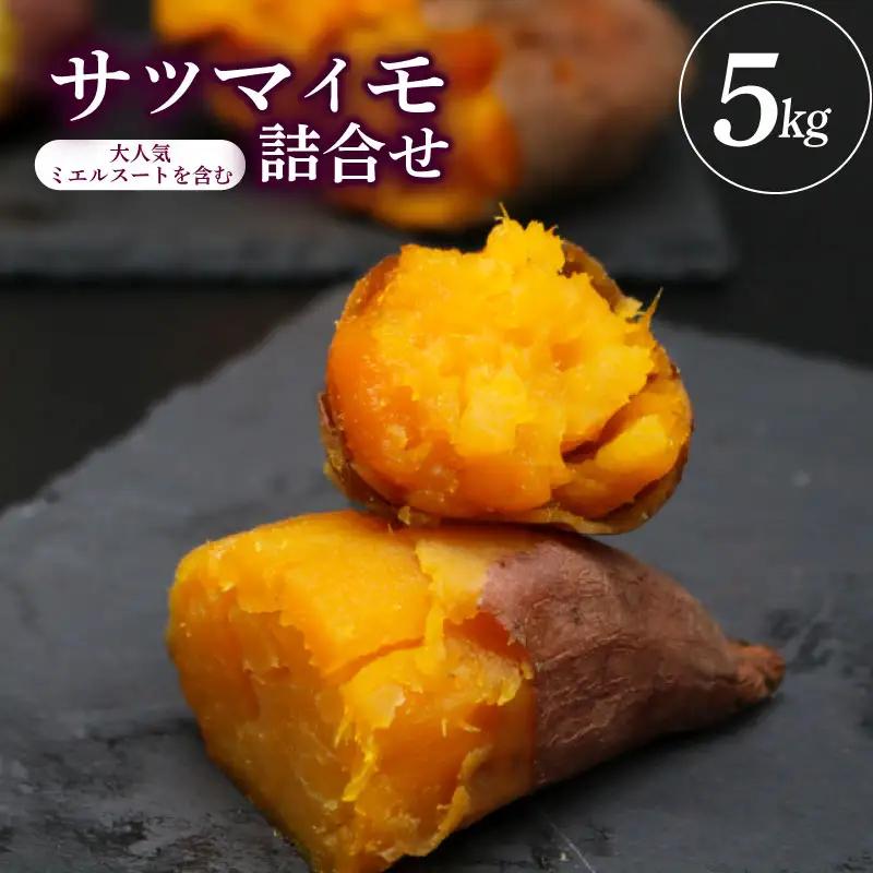 【先行予約】(2026年10月末～発送予定) サツマイモ 詰合せ 5キロ ミエルスイート ＋1種類以上