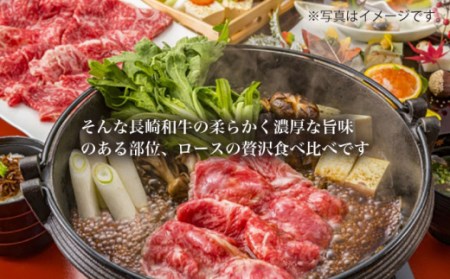 【12回定期便】【訳あり】長崎和牛 ロース食べ比べ 約1000g（焼き肉用、すき焼き・しゃぶしゃぶ用各約500gずつ）×12回定期便＜大西海ファーム＞ [CEK158]