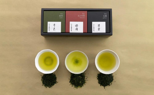 
【祇園辻利】宇治茶3種詰合せ（玉露・かぶせ茶・煎茶）
