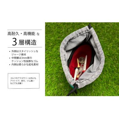 ふるさと納税 南相馬市 ゴルフ アクセサリー用 ネオポーチ ブルー G04 【74249-001-08】 |  | 01