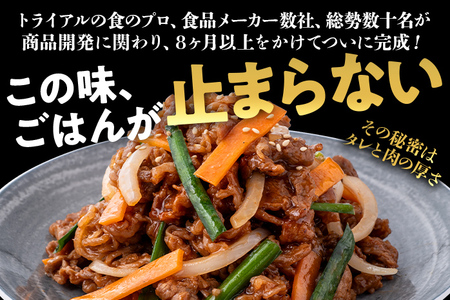 ＜準備が整い次第順次発送＞牛肉 切り落とし（プルコギ味）500g×6p　3kg 