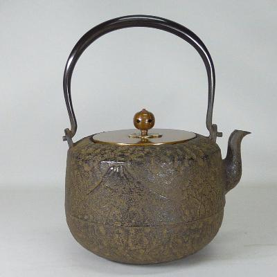 ふるさと納税 高岡市 【高岡銅器】龍泉　鉄瓶　富士