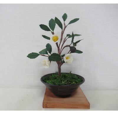 ふるさと納税 東秩父村 細川紙フラワー「お茶の花(小)」
