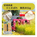 【ふるさと納税】【令和6年産】宮城県産　無洗米ひとめぼれ 5kg【1588901】