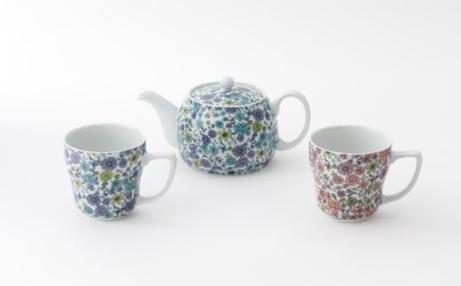 
                  【セット】【新日本製陶】肥前吉田焼／カンパーニュ ポット1個&マグ2個のセット
                