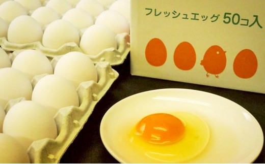 【3か月連続お届け】農場直送！吾妻十二ヶ原の卵（50個） 鶏卵 たまご タマゴ 卵 安心 こだわり 食卓 堀田養鶏場 群馬県 東吾妻町