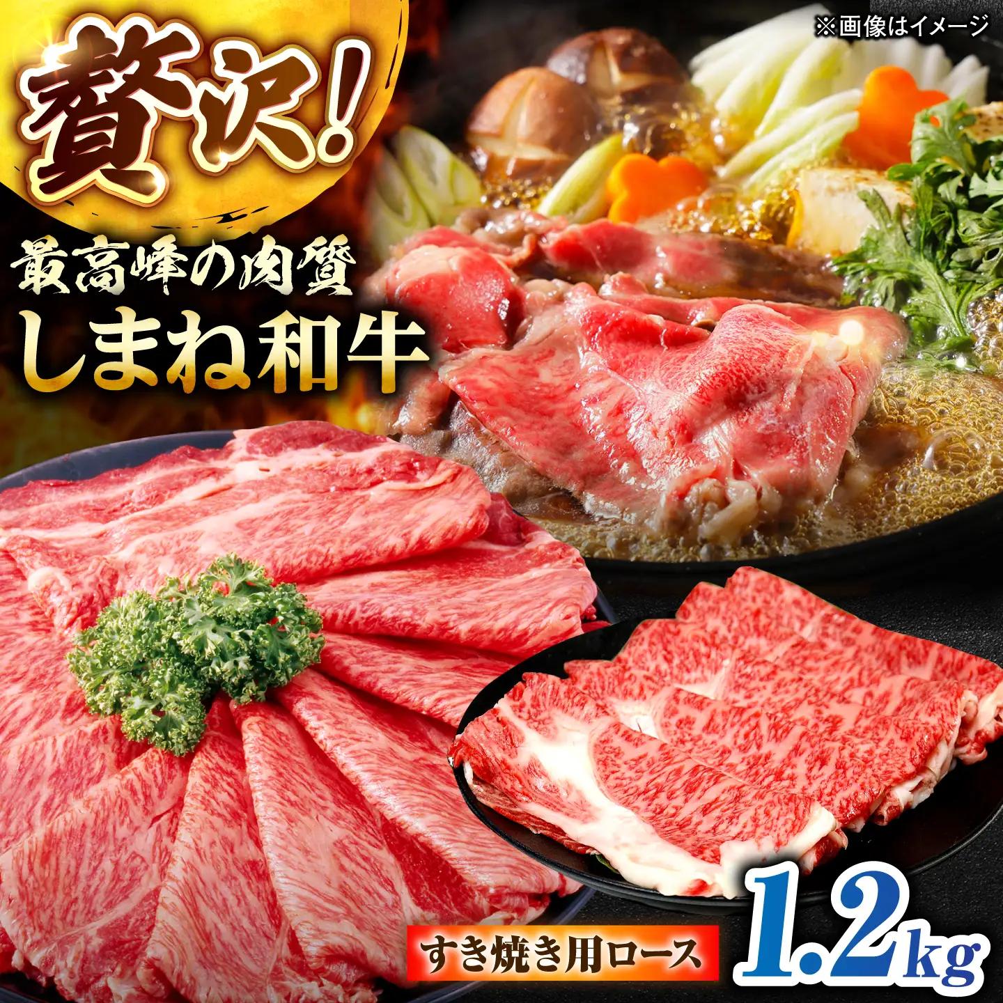 しまね和牛ロース 1.2kg(400g×3パック) すき焼き用 島根県松江市/株式会社さんれいフーズ[ALFR014]