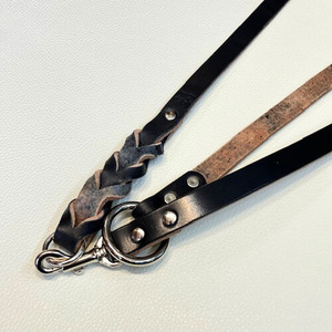 [20mm幅]本革高級ベンズのショルダーリード 本革 ベンズ ショルダー リード カラー：黒