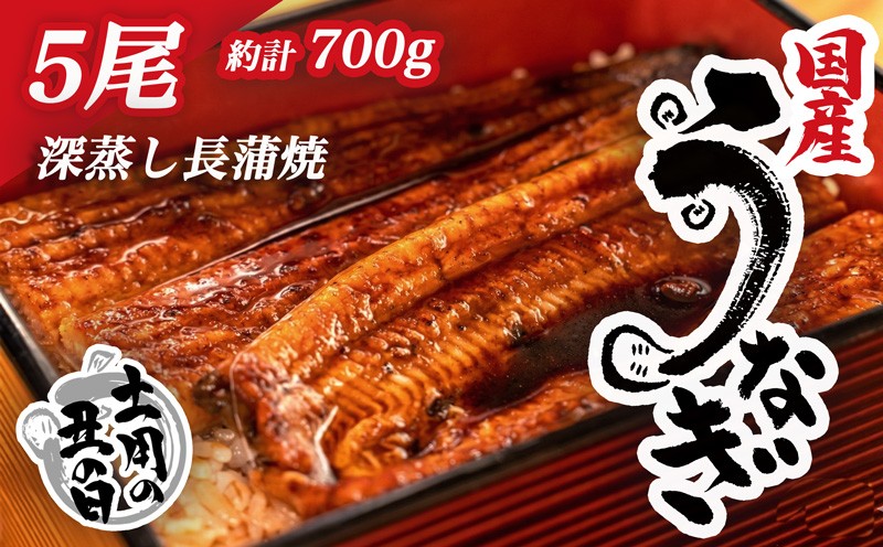 
                  土用 丑の日 対応 国産 うなぎ 蒲焼 5尾 約 140g ～ 150g 鰻 小分け 冷凍 たれ付き 漁協 オリジナル 深蒸し 人気 沼津市  静岡 静岡県
                