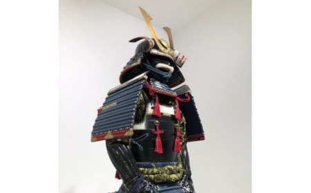 紺糸威大袖黒二枚胴具足 US-012