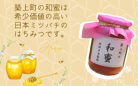 【福岡県築上町産】上村さん家の はちみつ 「 築上町の 和蜜 」600g【上村 忍】 日本 蜜蜂 にほん みつばち [ABBX002]