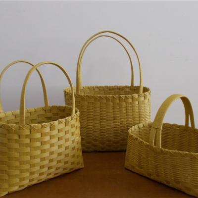ふるさと納税 紋別市 ショッピングバック 3点セット(からし)