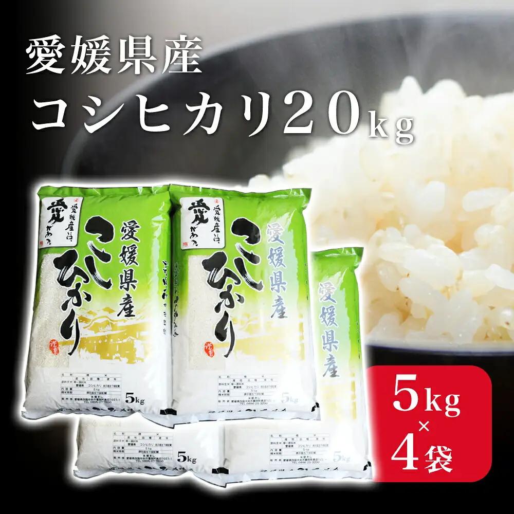 愛媛県産コシヒカリ20kg