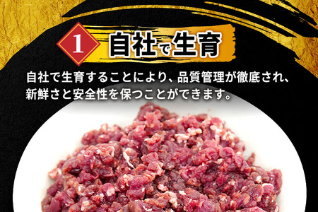 山形県 白鷹産【加熱用】馬肉 ミンチ（約1kg）約200g入×5袋【冷凍発送】