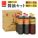 【ふるさと納税】かねよ みそ しょうゆ 南国 かごしま 醤油セット 1L × 6本 かねよ醤油 九州 九州しょうゆ 母ゆずり 濃口 淡口 甘口 天然だし お取り寄せ 調味料 コク 旨み 刺身醤油 煮物 蔵元 鹿児島市 送料無料