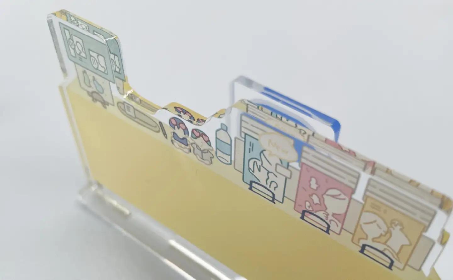 アクリルぱぺスタンド（ぱぺスタ）パステルブルー