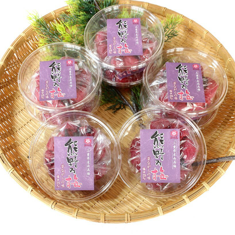 【ふるさと納税】 梅干し 熊野乃梅 昔ながらの梅 小分け 8パックセット 160g×8 三重 熊野市