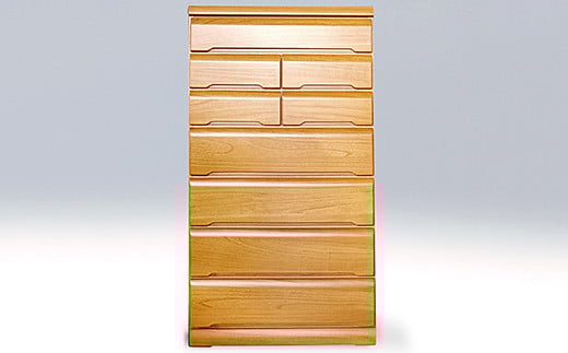 
80HC無垢材使用チェスト蓮（NA）【諸富家具】：C176-005
