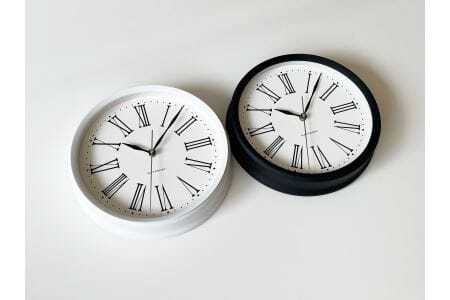 KATOMOKU Muku clock km-58　木製掛け時計（ホワイト）