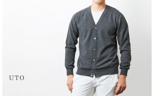 
                  【エシカルプライス 】【UTOカシミヤ】メンズ Ｖネック カーディガン カシミヤ 100% 岩手県 北上市 S0117R0805
                