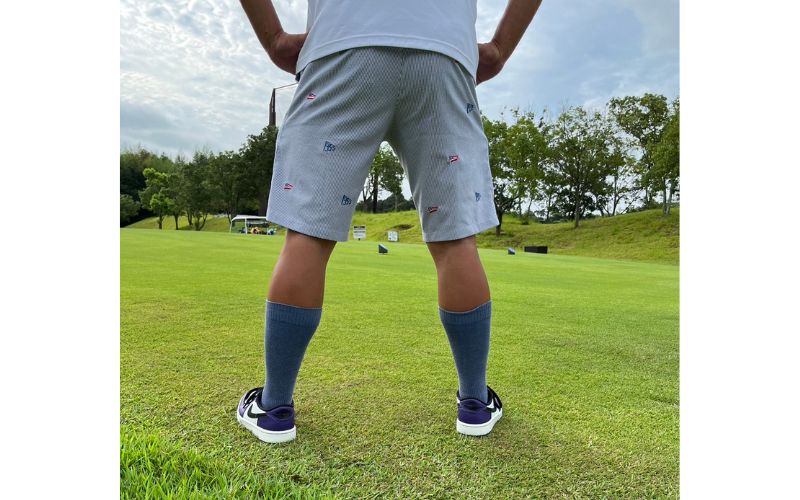 RunNext ゴルフ ブルー 25～27cm 1足 ／ RunNext スポーツ用品 ゴルフ 着圧 筋肉疲労 軽減 トレーニング 怪我 夏 通気性 奈良県 葛城市【next030】