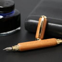 【ふるさと納税】R5-61 　木製万年筆（パドック・磁石式キャップ）