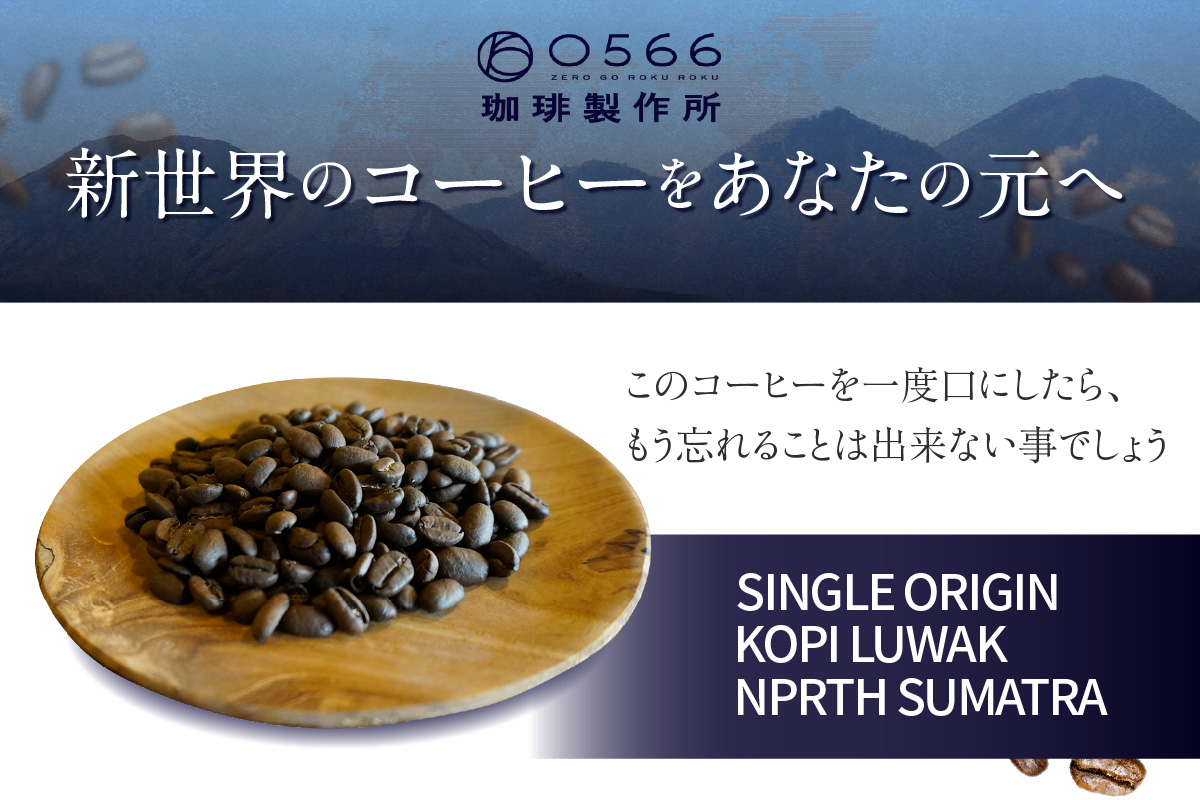 [№40-3240]幻のコーヒー　コピ・ルアック 100g【豆のまま】