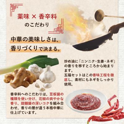 ふるさと納税 福智町 中華5点セット(5種×1袋 計5袋) |  | 03