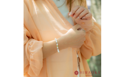 ご縁結びパワーストーンブレスレット(縁結び01)･6mm玉 (19.2cm)