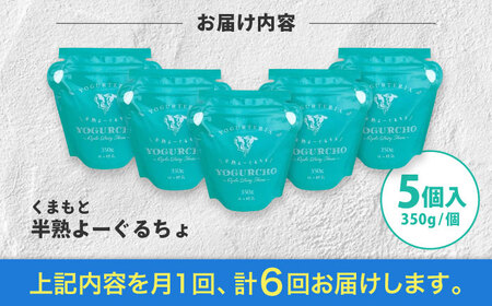 【全6回定期便】オオヤブデイリーファーム くまもと半熟よーぐるちょ 350g×5個【株式会社 オオヤブデイリーファーム】[AYAE006]