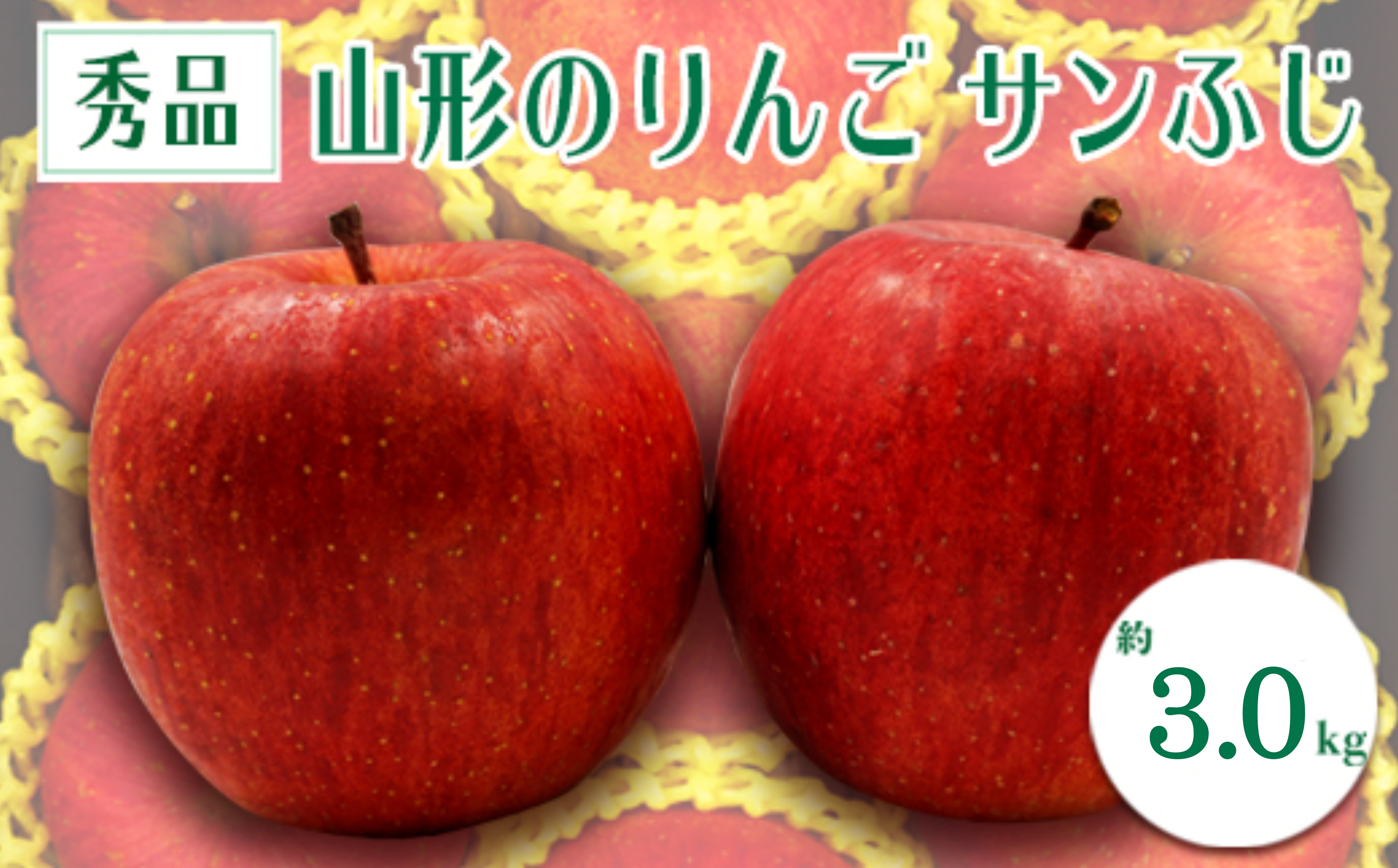 
                  【2026年発送】「秀品」山形のりんご（サンふじ）約3kg_H083(R8)
                