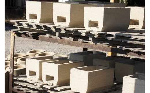 卓上コンロ黒(台・アミ付き)　H023-051