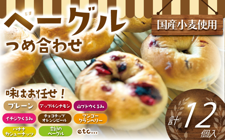 ベーグル 12個 詰め合わせベーグル 「muginami BAKERY」