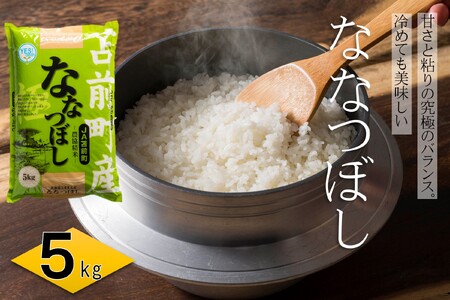 【令和6年産】北海道とままえ産ななつぼし　5kg