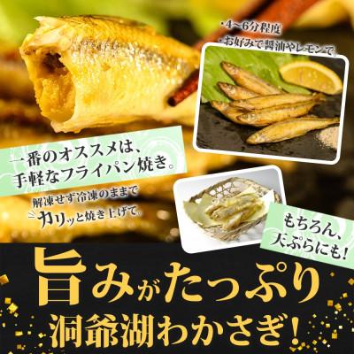 ふるさと納税 洞爺湖町 北海道 洞爺湖産 黄金のわかさぎ  18尾×2P 計36尾 |  | 02