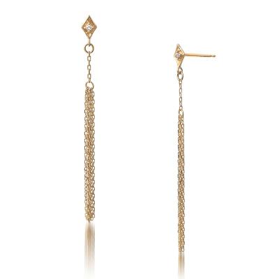 ふるさと納税 甲府市 K10YG　ダイヤモンド　ピアス(#32:24057035) |  | 01