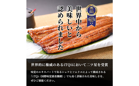 定期便6回【食べきりサイズ】ITI優秀味覚賞受賞】長蒲焼2尾セット【配送不可：離島】