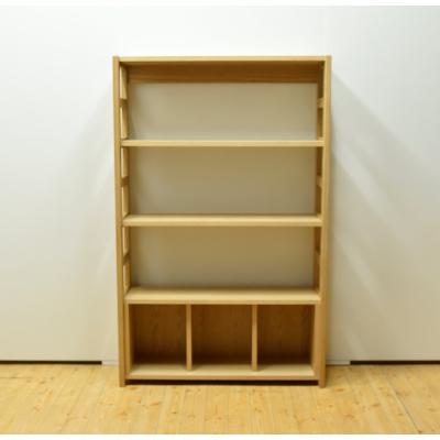 ふるさと納税 大川市 ＜テレワークに活用　収納力抜群シェルフ＞スカラシェルフ90/オーク/机/大川家具