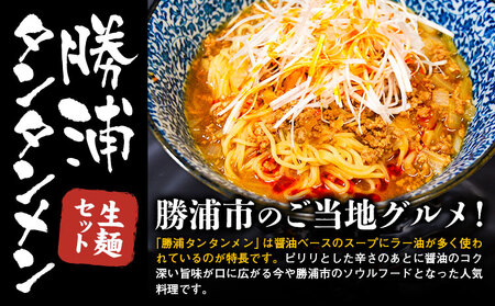 勝浦 タンタンメン 生麺セット 生麺 カップ麺 メンマ 一般社団法人勝浦市観光協会《30日以内に出荷予定(土日祝除く)》【配送不可地域あり】