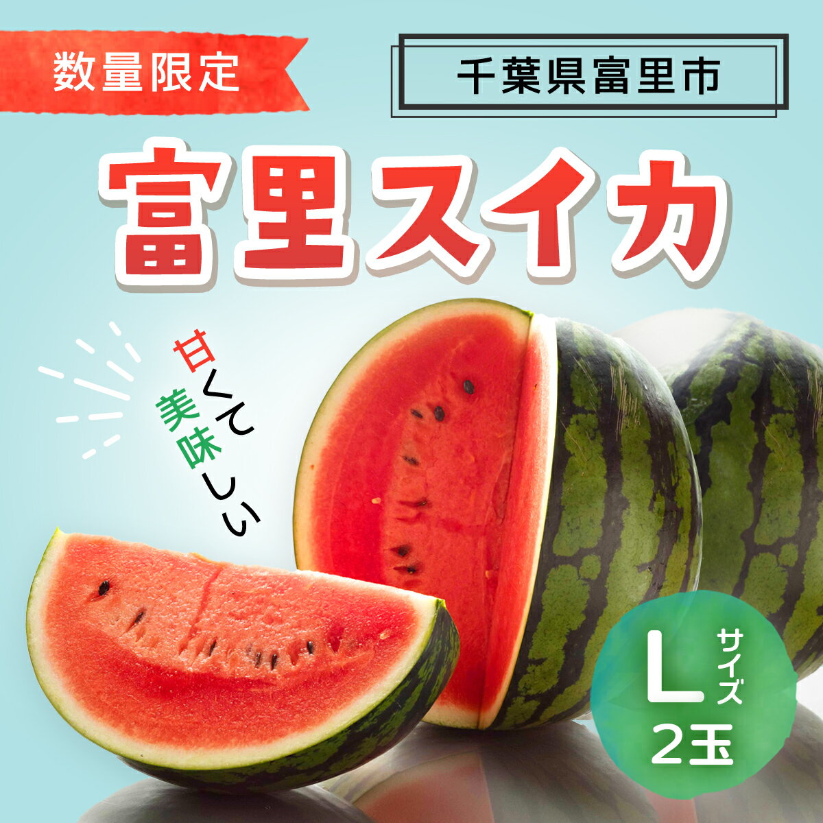 【ふるさと納税】【先行予約】 富里スイカ(Lサイズ6～7kg)2玉 すいか スイカ 西瓜 千葉県 富里市 果物 フルーツ 採れたて とれたて 産地直送 農家直送 千葉県産 千葉すいか 千葉スイカ 富里 富里すいか 富里スイカ 甘い 美味しい おいしい 大玉 大玉すいか 大玉スイカ TMF006
