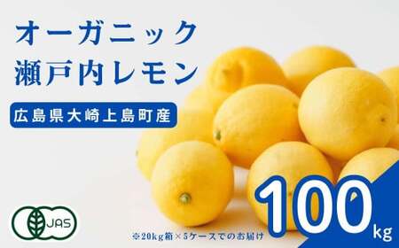 オーガニック 瀬戸内レモン 100kg [12月〜6月出荷] レモン 檸檬 柑橘 広島県産 化学肥料 除草剤 防腐剤 ワックス 不使用 有機 有機JAS 有機栽培 国産 果物 くだもの フルーツ 瀬戸内 大崎上島 免疫力向上 健康 ビタミンC クエン酸 抗酸化 ソーダ 炭酸水