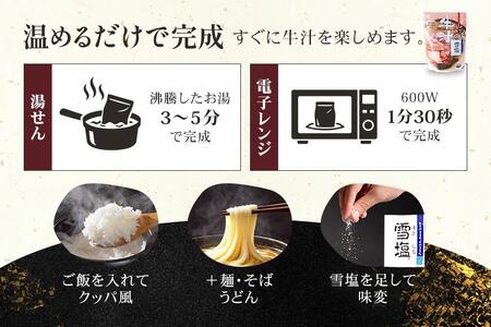【宮古島産和牛100％】宮古島のお肉屋さんが作った牛汁 ×2袋セット(DK007)