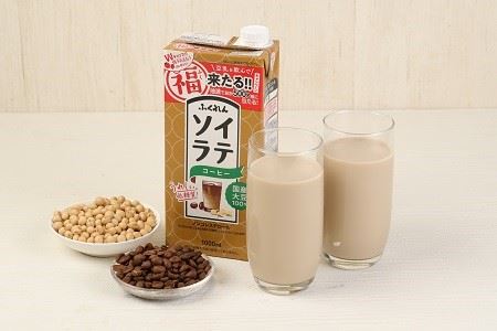 M278P〈ふくれん〉国産大豆ソイラテコーヒー1000ml×6本